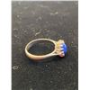 Image 2 : 10K LADIES RING SET WITH SAPPHIRE SIZE 6