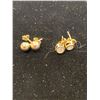 Image 2 : TWO PAIRS 10K EARRINGS SET WITH CUBIC ZIRCONIA, THREE PAIRS 14K EARRINGS (TWO SET WITH