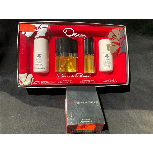 *NEW* OSCAR DE LA RENTA GIFT BOX WITH EAU DE TOILETTE SPRAY 30ML & 7.5ML, "ACTIVEE" BODY LOTION