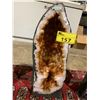 Image 1 : NEW CITRINE (HEATED AMETHYST) CATHEDRAL GEODE BRAZIL 31.16KG RETAIL $22296.51 APPROX 24X8-1/2X8"