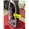 Image 2 : NEW AMETHYST CATHEDRAL GEODE BRAZIL (UNKNOWN WEIGHT) RETAIL $12960.51 APPROX 18X8X7"