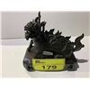 Image 1 : CHINESE BRONZE DRAGON WITH WOOD STAND