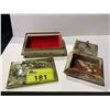 Image 2 : 2 MARBLE JEWELRY BOXES