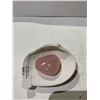 Image 2 : NEW ROSE QUARTZ DECOR BRAZIL RETAIL $249.51