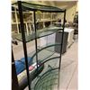 Image 2 : 5 TIER METAL & GLASS SHELVING UNIT 66X48"