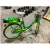 Image 3 : LIME GREEN & YELLOW E-BIKE WITH BATTERY, KEY & CHARGER