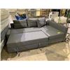 Image 2 : PULL OUT SECTIONAL SOFA APPROX 90 X 60"