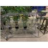 Image 1 : 3 TIER METAL STORAGE RACK APPROX 47.5 X 18"