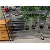 Image 1 : 3 TIER METAL ROLLING STORAGE RACK APPROX 47.5 X 18"