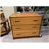 Image 1 : DANISH MODERN 3-DRAWER DRESSER APPROX 33 X 19"