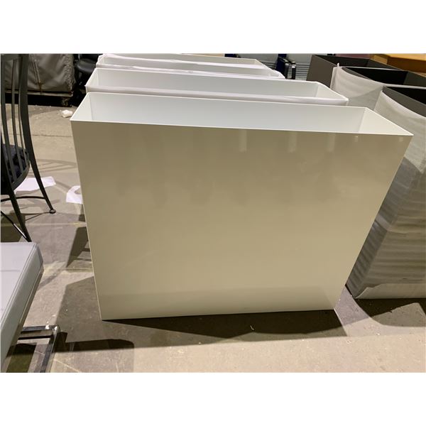 COMMERCIAL ALUMINUM POWDER COATED PLANTER BOX 34X42X12"