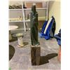 Image 1 : SCULPTURE ON WOOD BASE BY KURT LOSSGOTT APPROX 62" TALL
