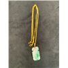 Image 1 : 22K CHAIN (18") WITH JADEITE PENDANT