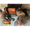 Image 2 : ASSORTED RIDGID TOOLS INCLUDING; 1/4" DRIVER WITH BATTERY, 1/2" HAMMER DRILL WITH BATTERY, 18V