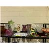 Image 1 : ASSORTED ITEMS INCLUDING; CAKE TRAYS, VASES, PLATTER & MORE