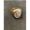 Image 1 : 10K MENS RING WITH ROMAN MOTIF