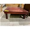 Image 2 : WOOD COFFEE TABLE 30X30X12"