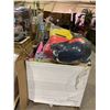 Image 2 : PALLET OF STORAGE LOCKER CONTENTS INCLUDING; CHRISTMAS DECOR, TOYS, CLOTHING & MORE