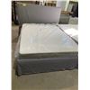 Image 1 : QUEEN SIZE BED FRAME WITH HEADBOARD & IKEA HAUGESUND MATTRESS