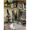 Image 1 : 2 SHARK STEAM & SCRUB MOPS WITH ASSORTED PADS & SHARK UPRIGHT VACUUM FOR PARTS & REPAIR