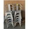 Image 1 : 10 ALUMINUM STACKING CHAIRS