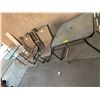 Image 1 : 4 ASSORTED PATIO TABLES & 2 PATIO CHAIRS