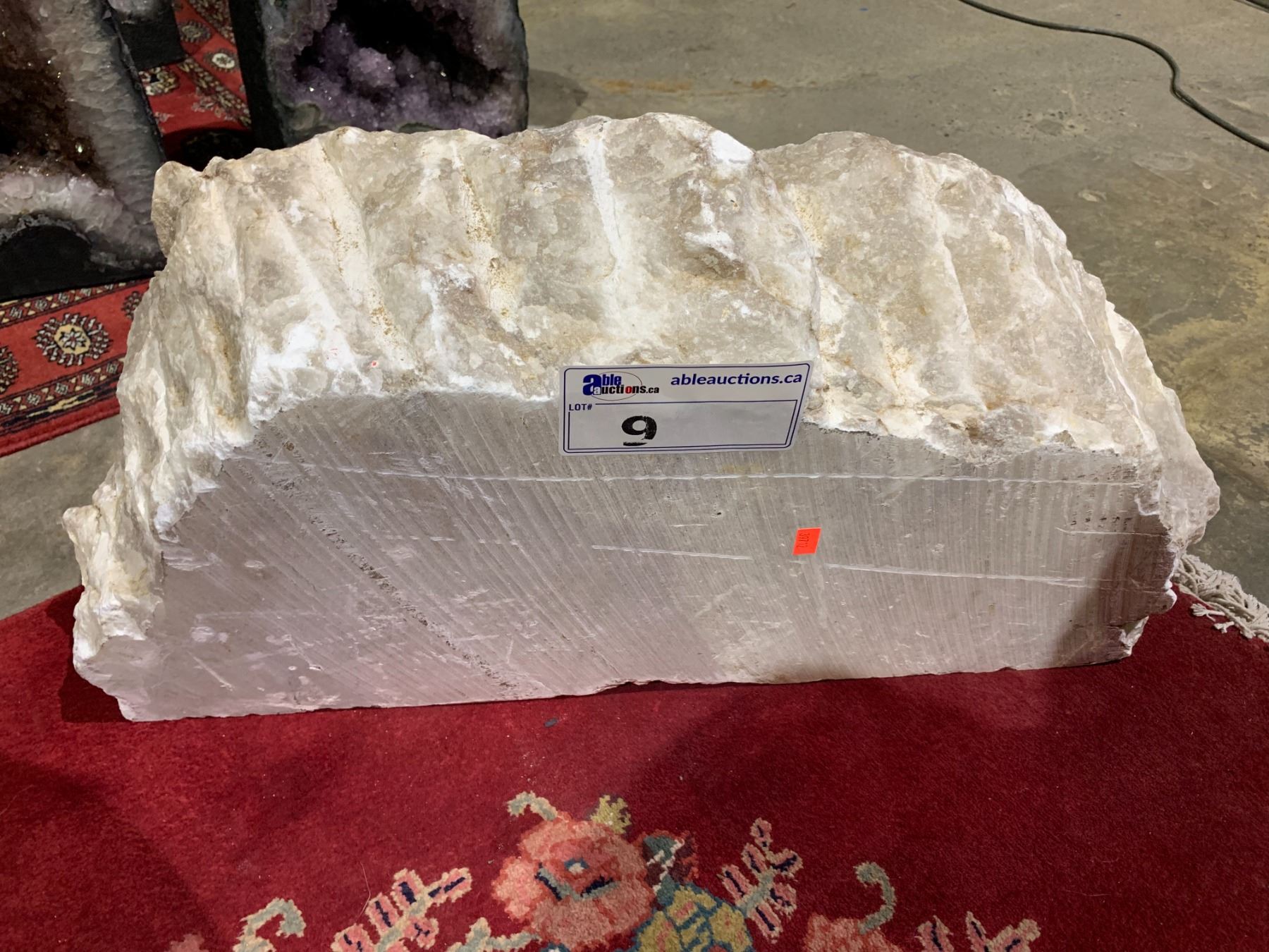 LARGE CHUNK OF STONE APPROX 12X25X6