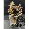 Image 2 : NEW CHAKRA CRYSTAL TREE BRAZIL RETAIL $1989.98 APPROX 10-1/2X7X5"