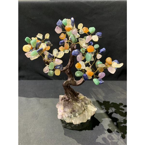 NEW CHAKRA CRYSTAL TREE BRAZIL RETAIL $1989.98 APPROX 11-1/2X4X4 