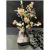 Image 2 : NEW CHAKRA CRYSTAL TREE BRAZIL RETAIL $1989.98 APPROX 12X5-1/2X3"