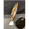 Image 2 : NEW AGATE SLICE BRAZIL RETAIL $2689.51 APPROX 8-1/2X9-1/2"