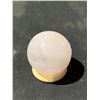 Image 1 : ROSE QUARTZ SPHERE BRAZIL APPROX 1X1"