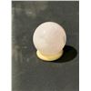 Image 1 : ROSE QUARTZ SPHERE BRAZIL APPROX 1X1"