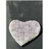 Image 1 : AMETHYST HEART BRAZIL RETAIL $1189.51 APPROX 3.5X4"