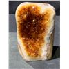 Image 1 : CITRINE (HEATED AMETHYST) GEODE BRAZIL RETAIL $1898.51 APPROX 5X3"