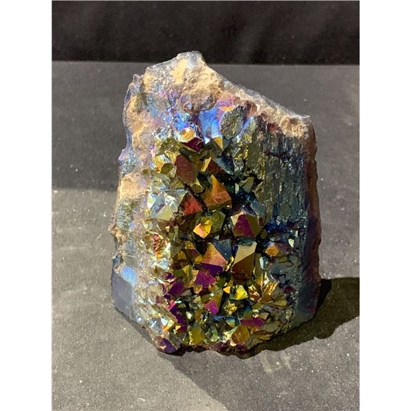 NEW AMETHYST TITANIUM AURA BRAZIL RETAIL $489.51 APPROX 4X3 