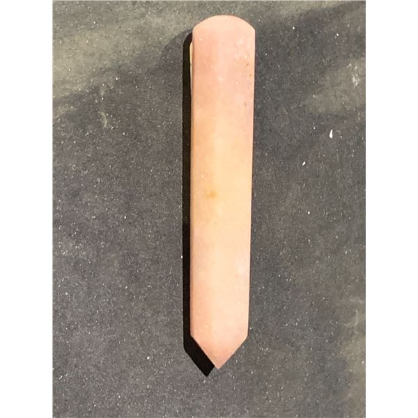 NEW PINK AMETHYST WAND BRAZIL RETAIL $289.51 APPROX 4X1"