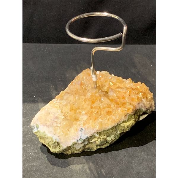 NEW CITRINE CANDLE HOLDER RETAIL $489.51 APPROX 5X4