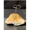 Image 2 : NEW CITRINE CANDLE HOLDER RETAIL $489.51 APPROX 5X4