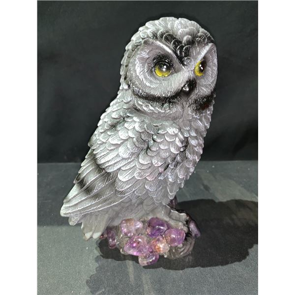 NEW AMETHYST OWL DECOR RETAIL $489.51