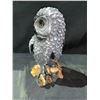 Image 2 : NEW CITRINE (HEATED AMETHYST) OWL DECOR RETAIL $489.51