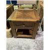 Image 1 : ABSOLUTE STORM SERIES END TABLE 24 X 24 X 24" (IN BOX, MISSING HARDWARE)