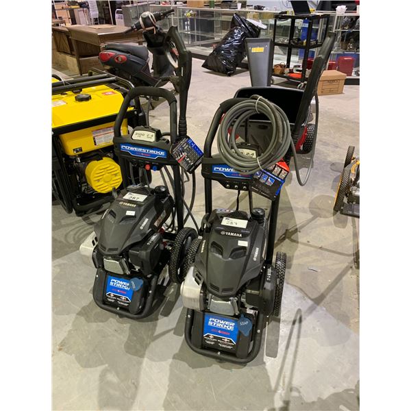 *MAY BE MISSING PARTS OR REQUIRE REPAIR* 2 YAHMAHA POWERSTROKE PRESSURE WASHERS