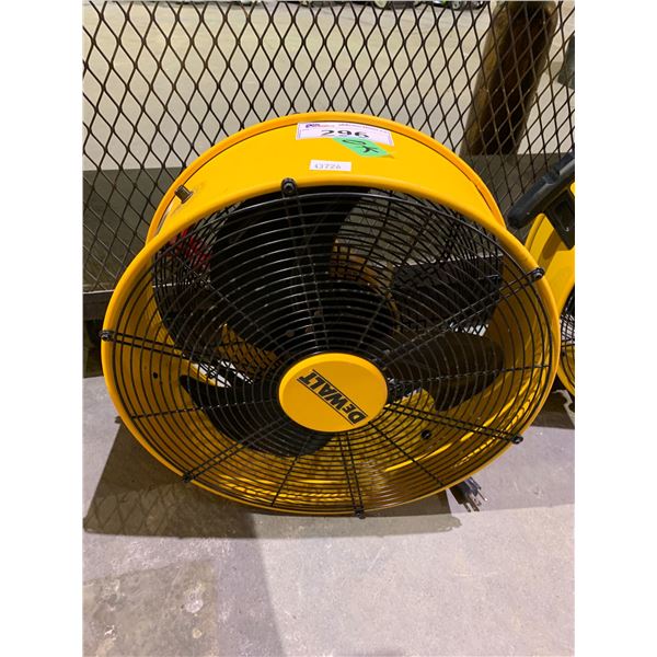 *TESTED WORKING* DEWALT 18" DRUM FAN