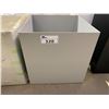 Image 1 : COMMERCIAL ALUMINUM POWDER COATED PLANTER BOX 18X18X18"