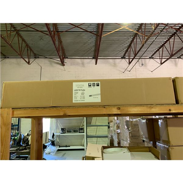 BOX OF YIGEDA LED T8 TUBE LIGHTS