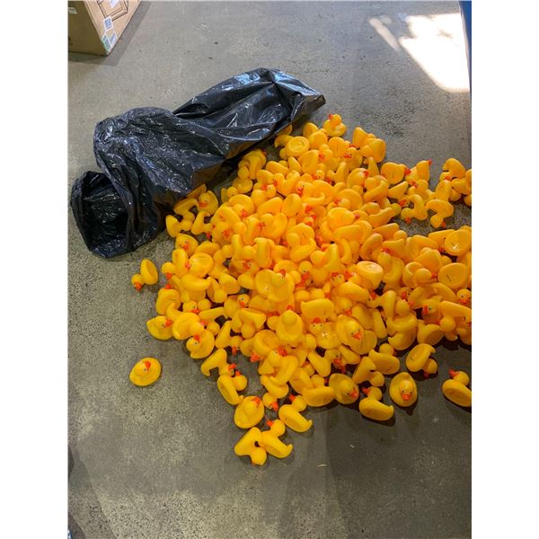 LARGE BAG OF RUBBER DUCKIES