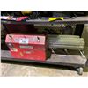 Image 2 : ASSORTED ITEMS INCLUDING; TOOLBOXES WITH ASSORTED CONTENTS & OVERHEAD TUBE LIGHT FIXTURES