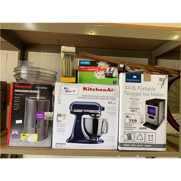 *PARTS & REPAIR* ASSORTED ITEMS INCLUDING; DYMO PRINTER, KITCHENAID MIXER, INSIGNIA 44-LB PORTABLE