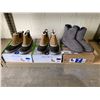 Image 1 : 3 PAIRS OF ASSORTED EDDIE BAUER & KIRKLAND BOOTS SIZE 7 & 8